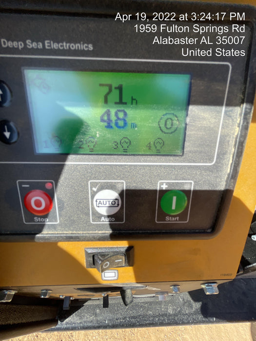 2022 Allmand NLV3GR (4) LED Light Fixture 350W, 23' Vertical Mast, 3kW Prime, Towable, Deep Sea L401, Leveling Jacks, Yanmar T4F 5.8hp