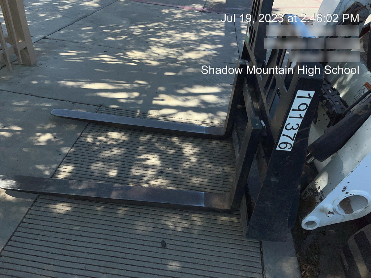 2021 FEMA 72" Skid Steer Forks FEMA
