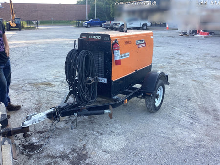 2023 Lincoln Electric LE400 Kubota V1505, Trlr, Cable Rack, Light Kit, ES Decals, T3