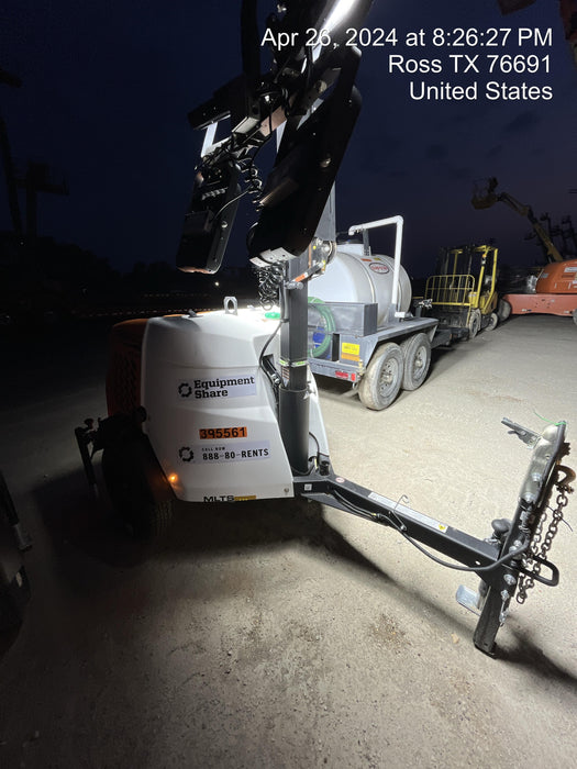 2024 Generac MLT2 Diesel, Flex Switch 120V Input, Powerzone Controller, 
(4) 320W LED Lights, 4kW Generator, 39.9 Gal Fuel Tank, 2" Ball, T3