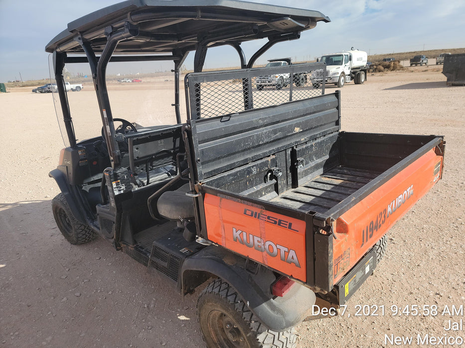 2020 Kubota RTV-X1140W-H Canopy, 4-Seater, Diesel, Windshield Acrylic Clear, LED Strobe, Backup Alarm