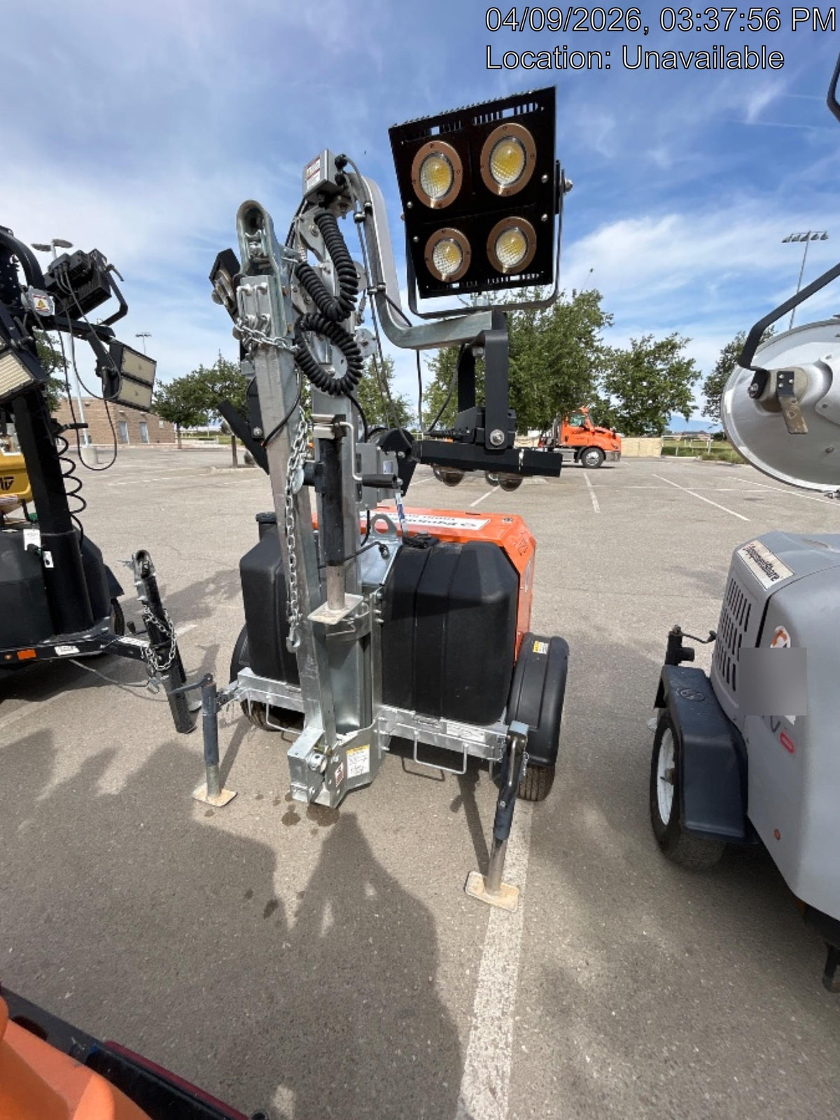 2024 Wanco WLTT-4MM4K Diesel, Deep Sea Controller, Shore Power Plug, Auto Start, (4) 350W LED Floodlights, 4kW Generator, 60 Gal Fuel Tank, 2" Ball, T3