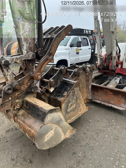 2019 Takeuchi TB290 Cab/Heat/AC Rubber tracks, Dozer blade, Travel alarm, Auxiliary hydraulics Manual QC, Hydraulic thumb, 18", 24", and 36" Buckets
