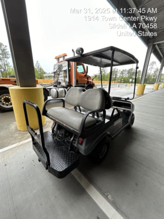 2022 Club Car CA100E Canopy, Fold down Windshield, Beacon, Back up Alarm, All-Trail Trials, HD 8 V Batteries, Trailer Hitch and Ball