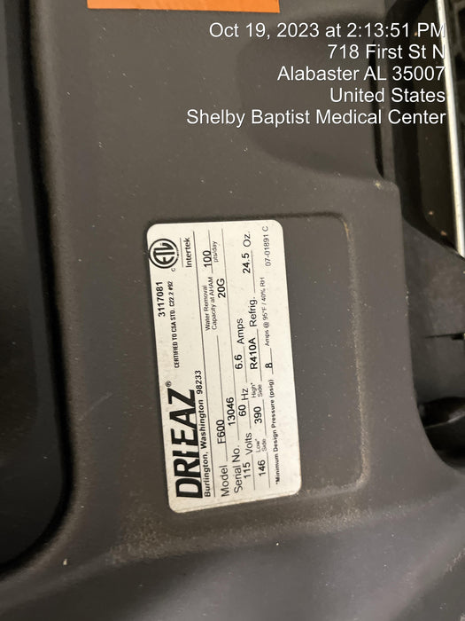 2020 DRI-EAZ LGR6000Li