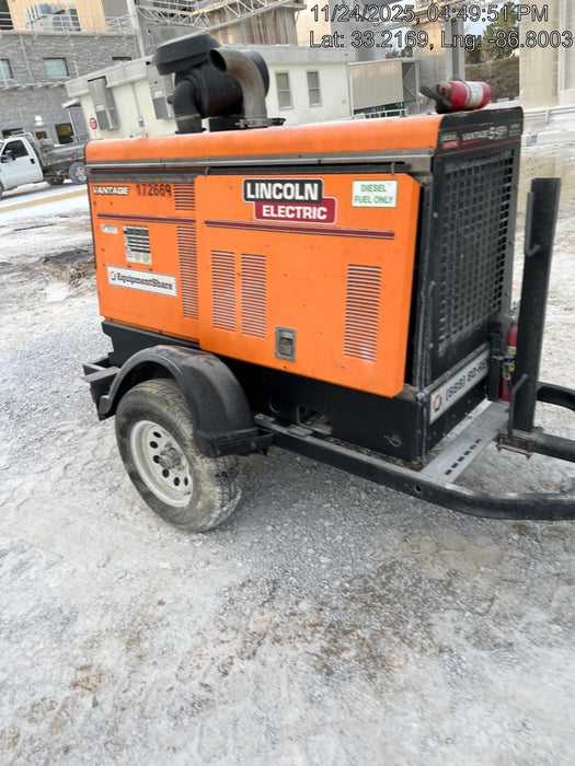 2021 Lincoln Electric Vantage 549X Ready Pak 3, ORANGE (includes trailer, cable rack, fender light kit)