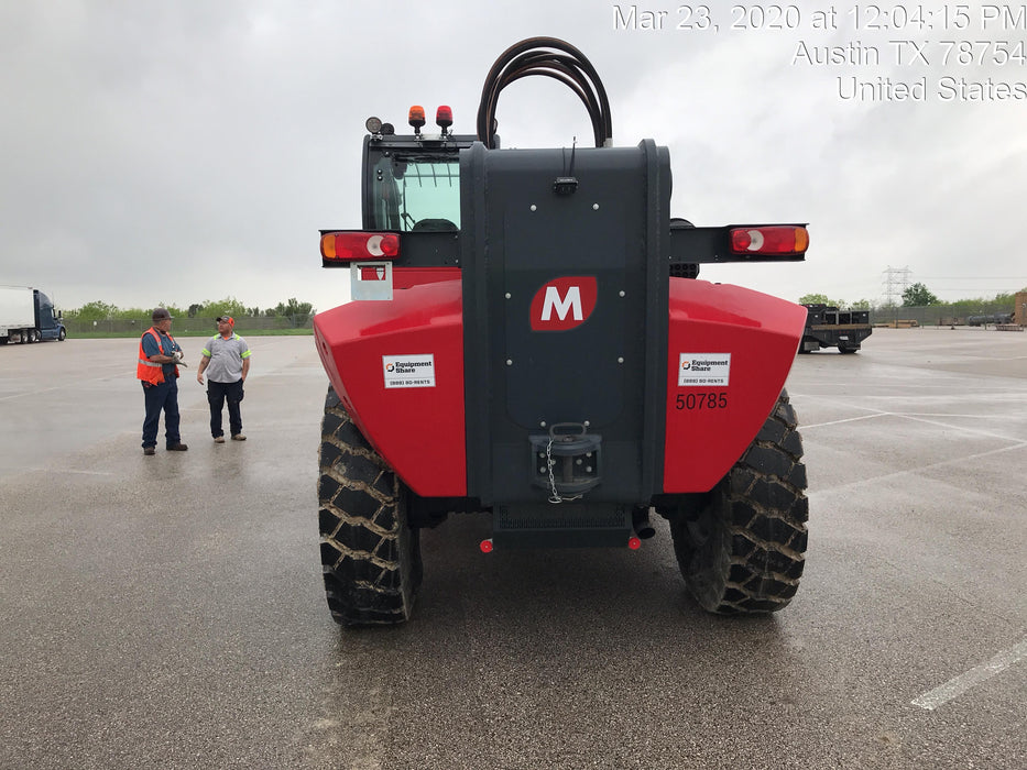 2019 Magni HTH 20.10 Two LED lights on cab - front, Four LED lights on cab - rear, Two LED lights on the boom, Camera on boom & back, Foam Filled Tires | Attachments: Forkcarriage 20 T with 96" forks & positioner w/Forkcarriage 20 T with 96" forks & positioner