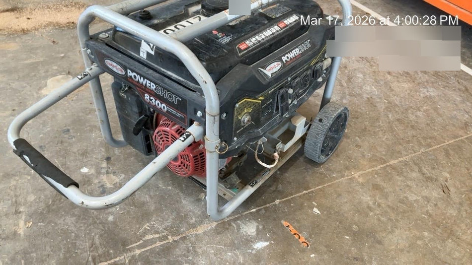 2022 Simpson SPG8310E Simpson 420CC Engine, 8.3KW
