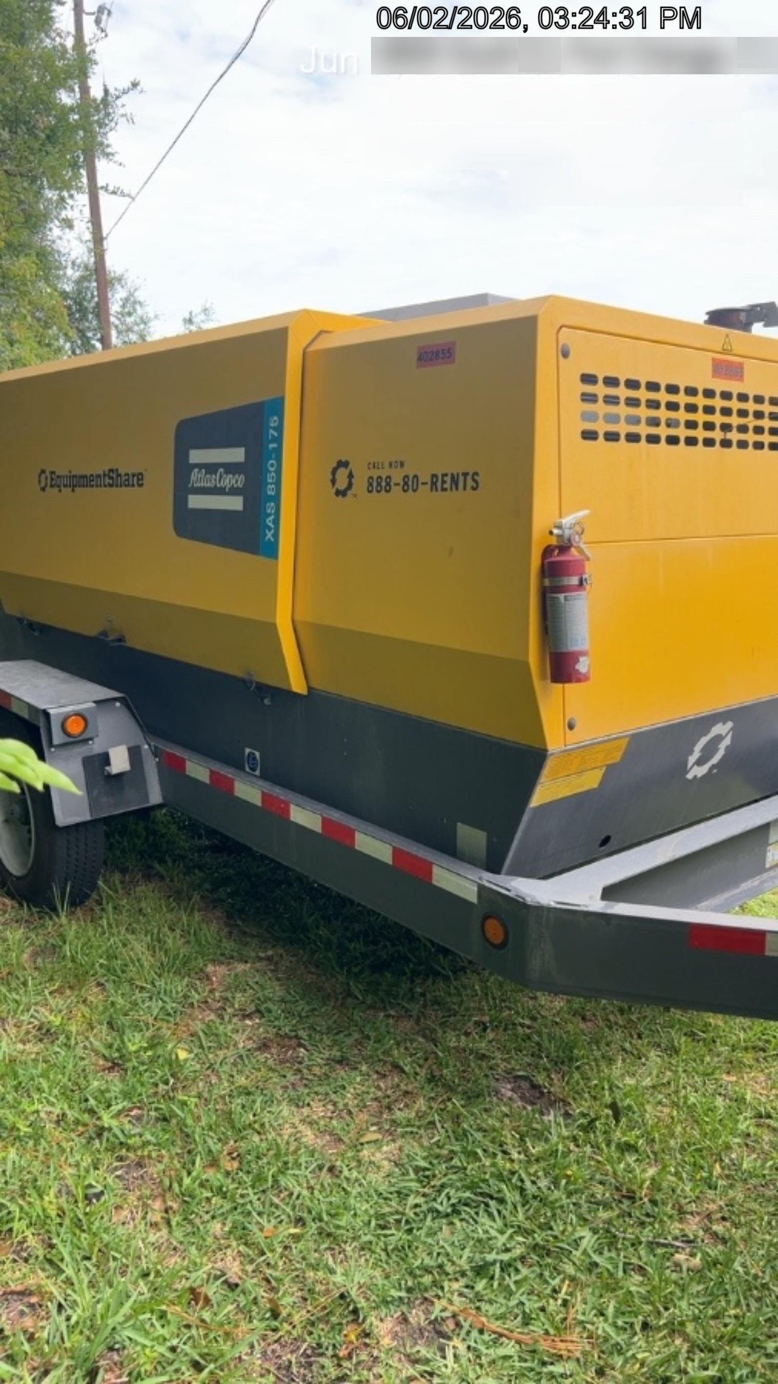 2024 ATLAS COPCO XAS 850