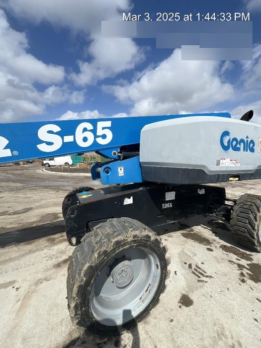 2017 Genie S-65 Genie S65, Diesel Engine, Foam Filled Tires, Glazier Kit