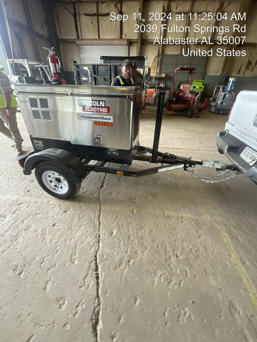 2024 Lincoln Electric LE400 Kubota V1505, Trlr, Cable Rack, Light Kit, ES Decals, T3