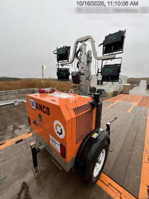 2024 Wanco WLTT-4MM4K Diesel, Deep Sea Controller, Shore Power Plug, Auto Start, (4) 350W LED Floodlights, 4kW Generator, 60 Gal Fuel Tank, 2" Ball, T3