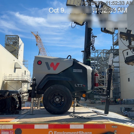 2024 Wacker Neuson LTT4 Diesel, Kohler KDW702, Deep Sea Controller, Auto Start, LED 320W, Bypass Outlet, T3