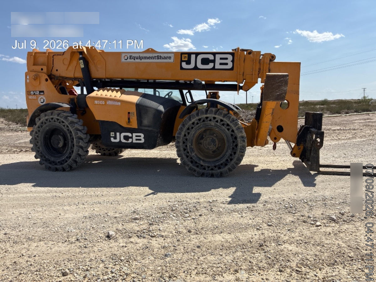 2020 JCB 512-56 Canopy, 74Hp, Solid Tires, Work Lights, Beacon, Aux Hydraulics, Back up Alarm, Lifting Eye, ES Decals