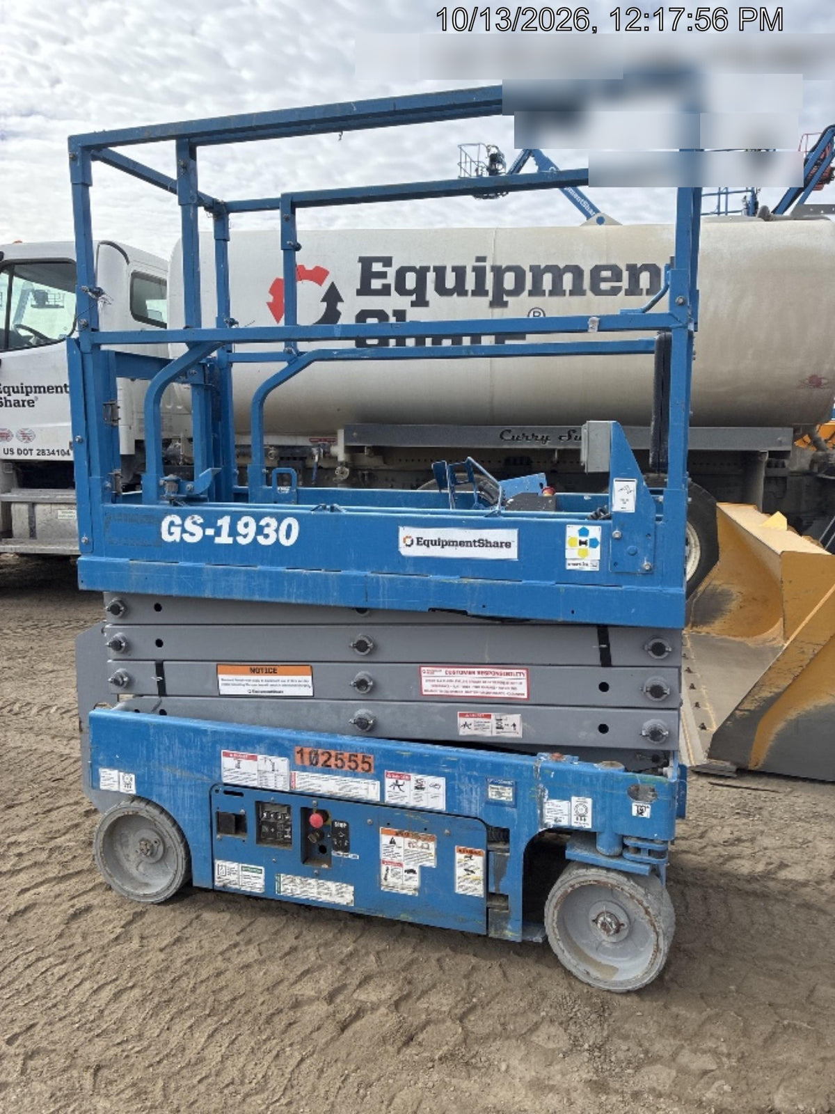 2020 Genie GS-1930 Solid Non Marking Tires, Beacon, Folding rails with half height swing gate, 800W Inverter
