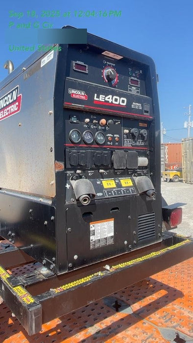 2024 Lincoln Electric LE400 Kubota V1505, Trlr, Cable Rack, Light Kit, ES Decals, T3