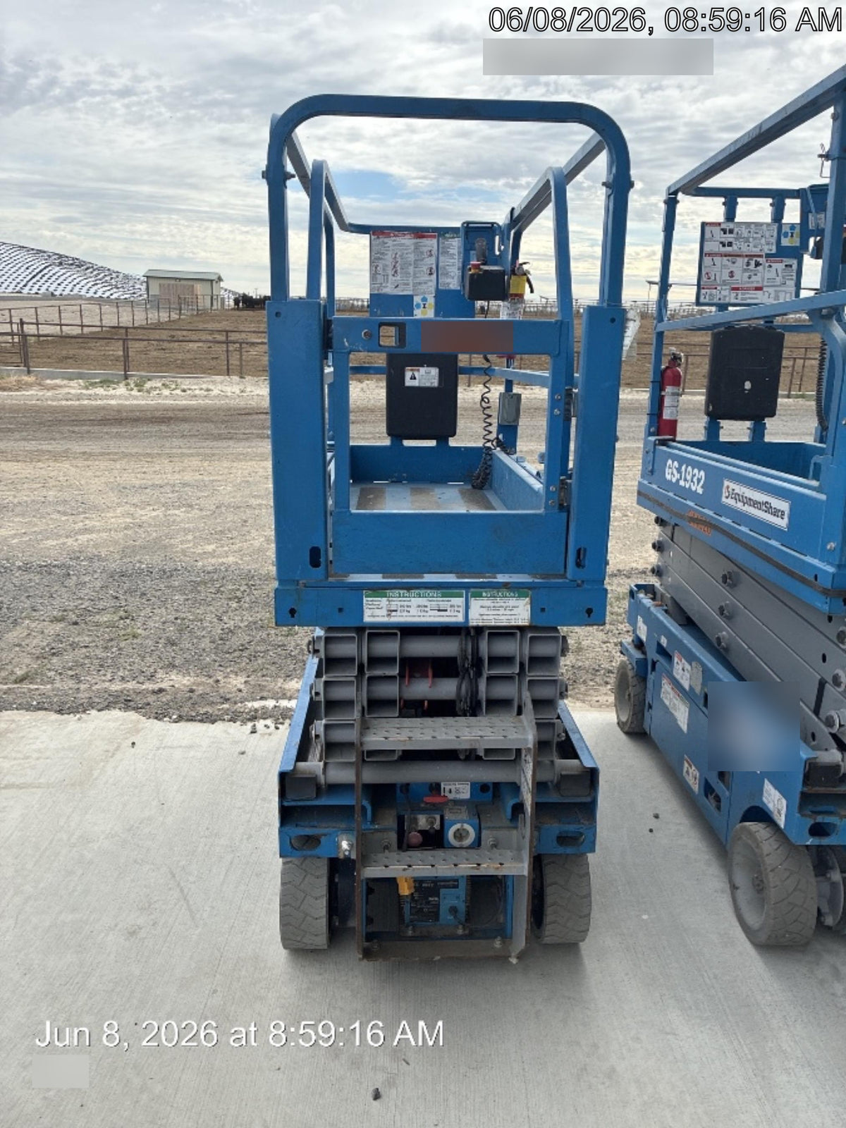 2019 Genie GS-1930 Half Height Swing Gate, 800W Inverter