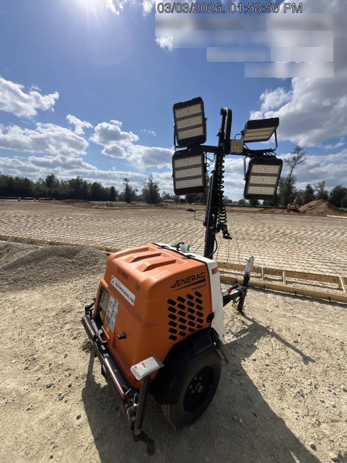 2023 Generac MLT2 Diesel, Flex Switch 120V Input, Powerzone Controller, 
(4) 320W LED Lights, 4kW Generator, 39.9 Gal Fuel Tank, 2" Ball, T3