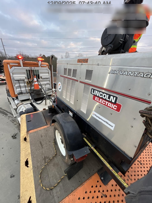 2021 Lincoln Electric Air Vantage 566 Air Vantage 566X Ready Pak 3 (includes trailer, cable rack, fender light kit); no telematics