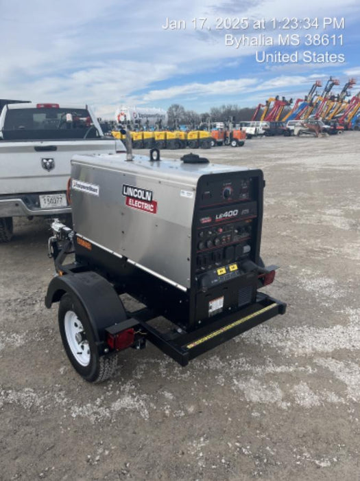 2024 Lincoln Electric LE400 Kubota V1505, Trlr, Cable Rack, Light Kit, ES Decals, T3