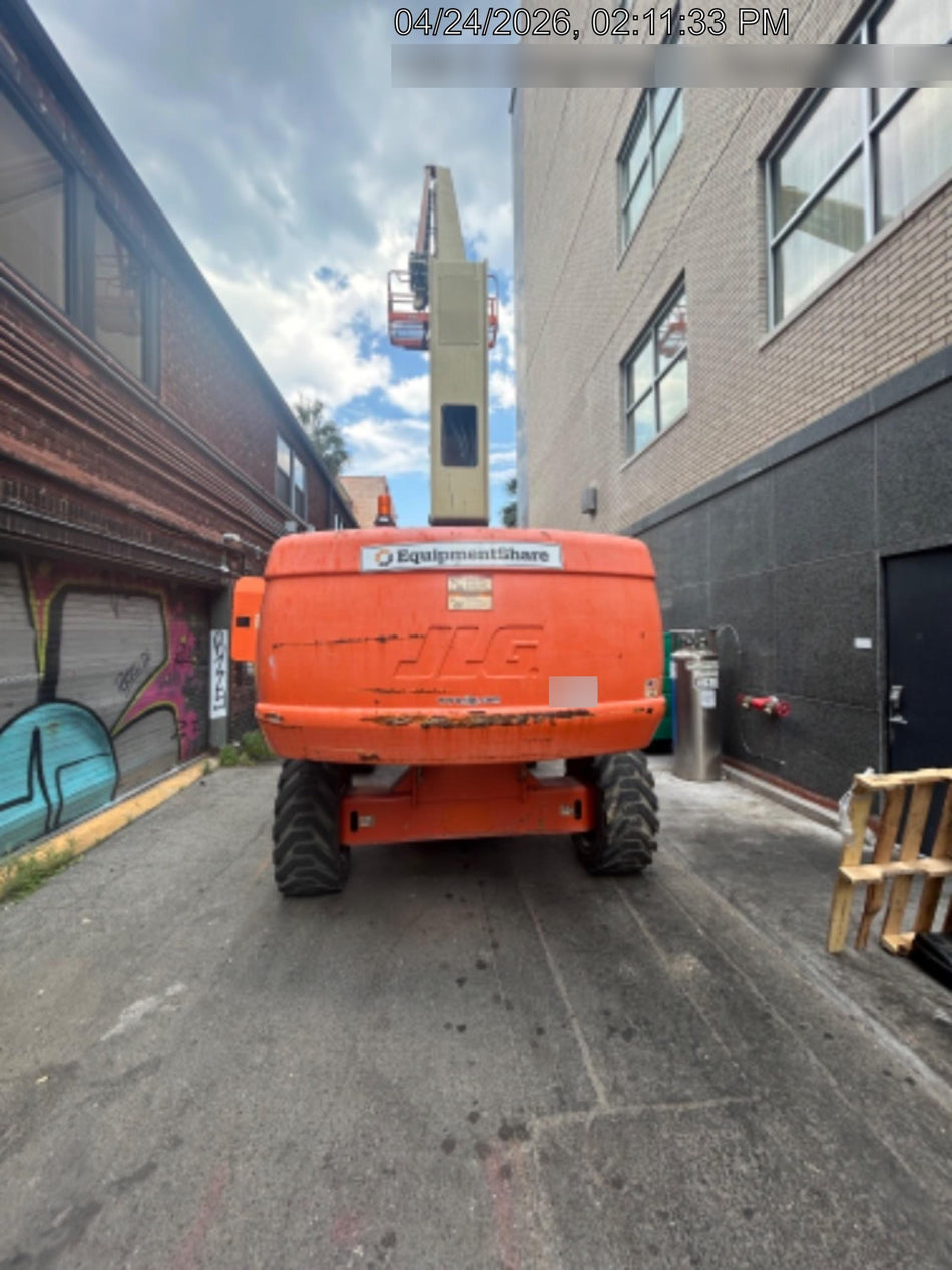 2020 JLG 860SJ Deutz Diesel Engine, FF Tires, Rotating Beacon, Panel Cradle Package