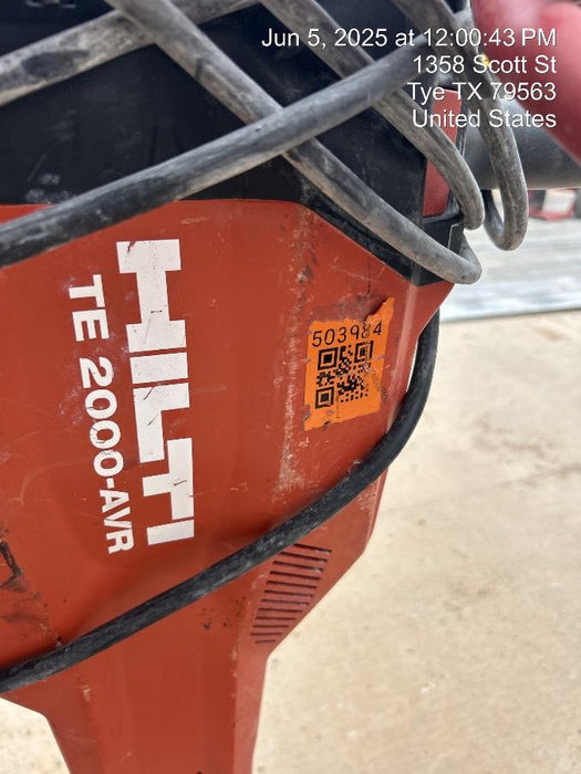 2025 HILTI TE 2000-AVR