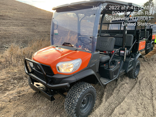2022 Kubota RTV-X1140W-H Plastic Canopy, Windshield Acrylic Clear, LED Strobe Light, Wire Harness Kit, Back up Alarm