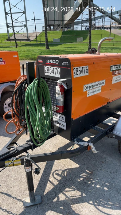 2022 Lincoln Electric LE400 Kubota V1505, Trlr, Cable Rack, Light Kit, ES Decals, T3