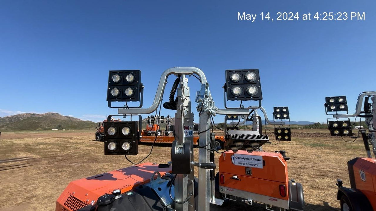 2024 Wanco WLTT-4MM4K Diesel, Deep Sea Controller, Shore Power Plug, Auto Start, (4) 350W LED Floodlights, 4kW Generator, 60 Gal Fuel Tank, 2" Ball, T3