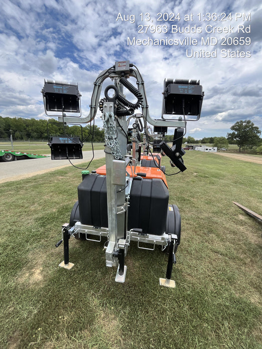 2024 Wanco WLTT-4MM4K Diesel, Deep Sea Controller, Shore Power Plug, Auto Start, (4) 350W LED Floodlights, 4kW Generator, 60 Gal Fuel Tank, 2" Ball, T3