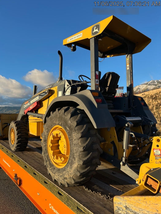 2020 John Deere 210LEP Canopy, 4WD, Second rear hydraulic cylinder, Light Package, Wheel weights
