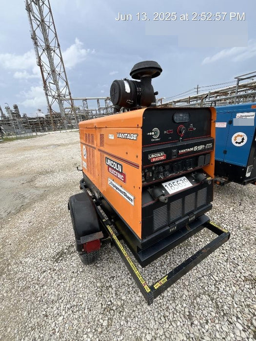 2021 Lincoln Electric Vantage 549X Ready Pak 3, ORANGE (includes trailer, cable rack, fender light kit)