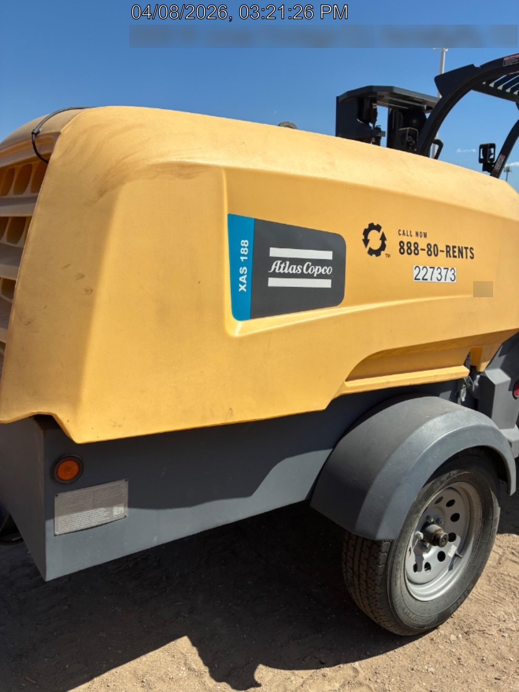 2022 ATLAS COPCO XAS188 CWK