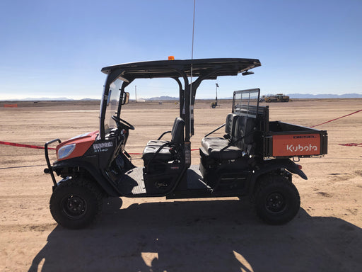 2022 Kubota RTV-X1140W-H Plastic Canopy, Windshield Acrylic Clear, LED Strobe Light, Wire Harness Kit, Back up Alarm