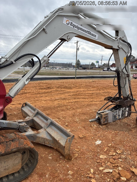 2019 Takeuchi TB260 Takeuchi TB260 Canopy w/Rubber Tracks, Auxiliary Hydraulics, Standard Blade, Manual QC, 12 / 18 / 24" Buckets, Hydraulic Thumb Installed