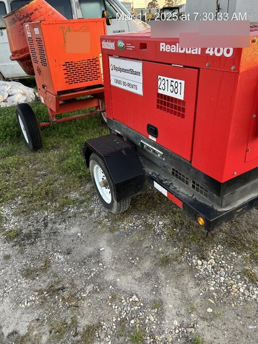 2022 Shindaiwa DGW400MDL Kubota D902 Engine, 23 HP, Dual Op Welder, Wire, Arc, Droop Stick, Tig, and CC Stick Functionality, Simulphase, 3 Phase and 1 Phase Gen Output, Single Axle NB Trlr, Slr Trckl Chrg 12V 12W, Fire Ext