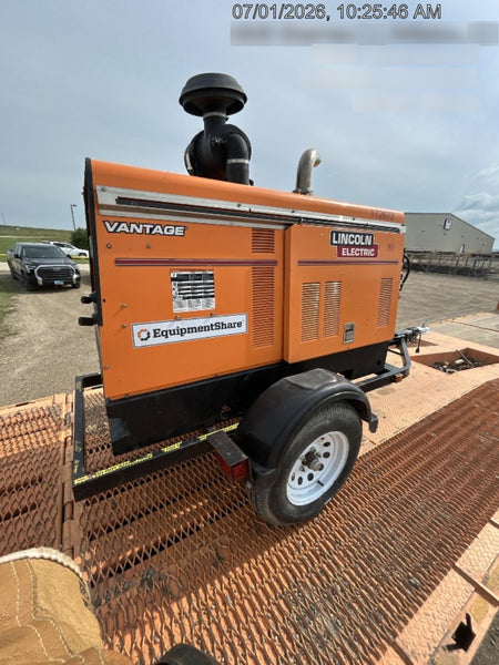 2021 Lincoln Electric Vantage 549X Ready Pak 3, ORANGE (includes trailer, cable rack, fender light kit)