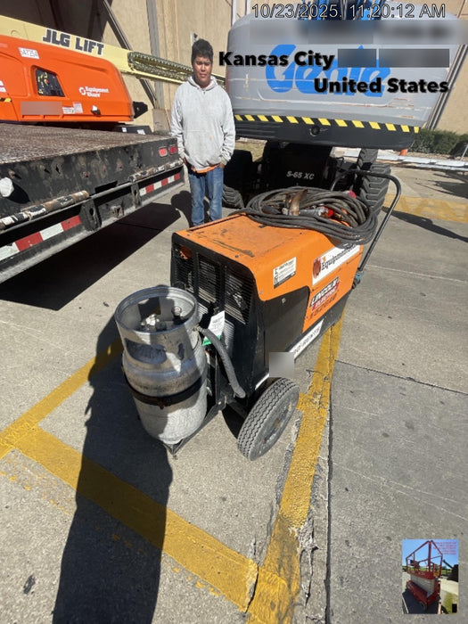 2021 Lincoln Electric Ranger 305 LPG LPG One-Pak (includes undercarriage, tank holder & tank strap) ORANGE