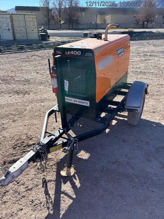 2022 Lincoln Electric LE400 Kubota V1505, Trlr, Cable Rack, Light Kit, ES Decals, T3