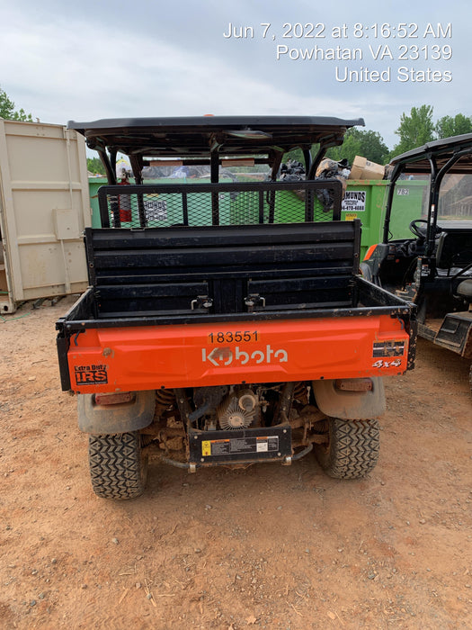 2021 Kubota RTV-X1140W-H Plastic Canopy, Windshield Acrylic Clear, LED Strobe Light, Wire Harness Kit, Back up Alarm