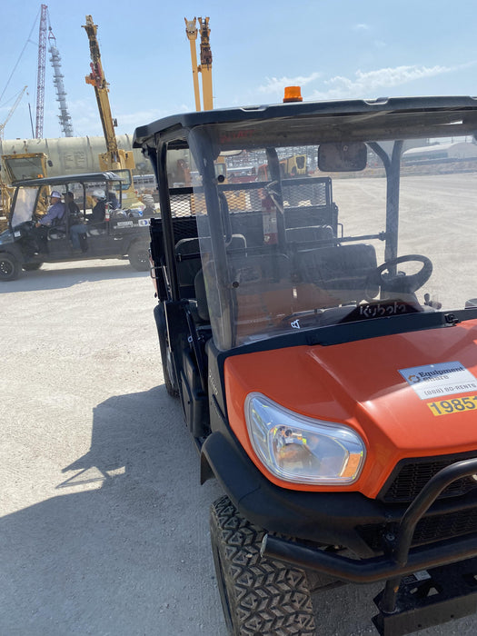 2022 Kubota RTV-X1140W-H Plastic Canopy, Windshield Acrylic Clear, LED Strobe Light, Wire Harness Kit, Back up Alarm