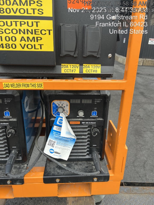 2025 MILLER ELECTRIC XMT 400