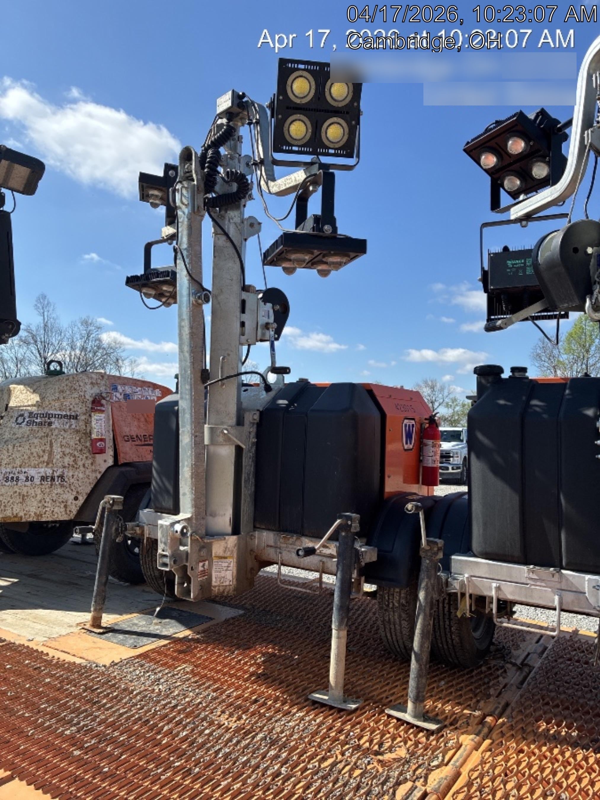 2024 Wanco WLTT-4MM4K Diesel, Deep Sea Controller, Shore Power Plug, Auto Start, (4) 350W LED Floodlights, 4kW Generator, 60 Gal Fuel Tank, 2" Ball, T3