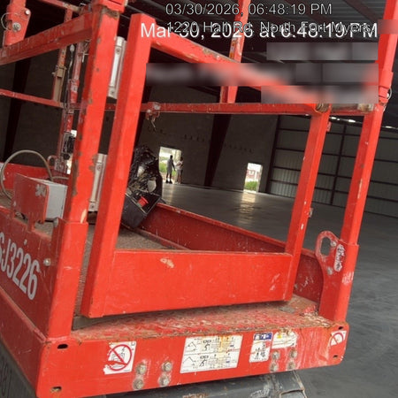 2020 Skyjack SJIII-3226 Solid NM Tires, Half height spring hinged entry gate, Dual Beacons