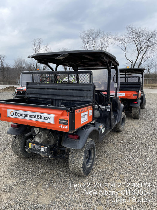 2022 Kubota RTV-X1140W-H Plastic Canopy, Windshield Acrylic Clear, LED Strobe Light, Wire Harness Kit, Back up Alarm