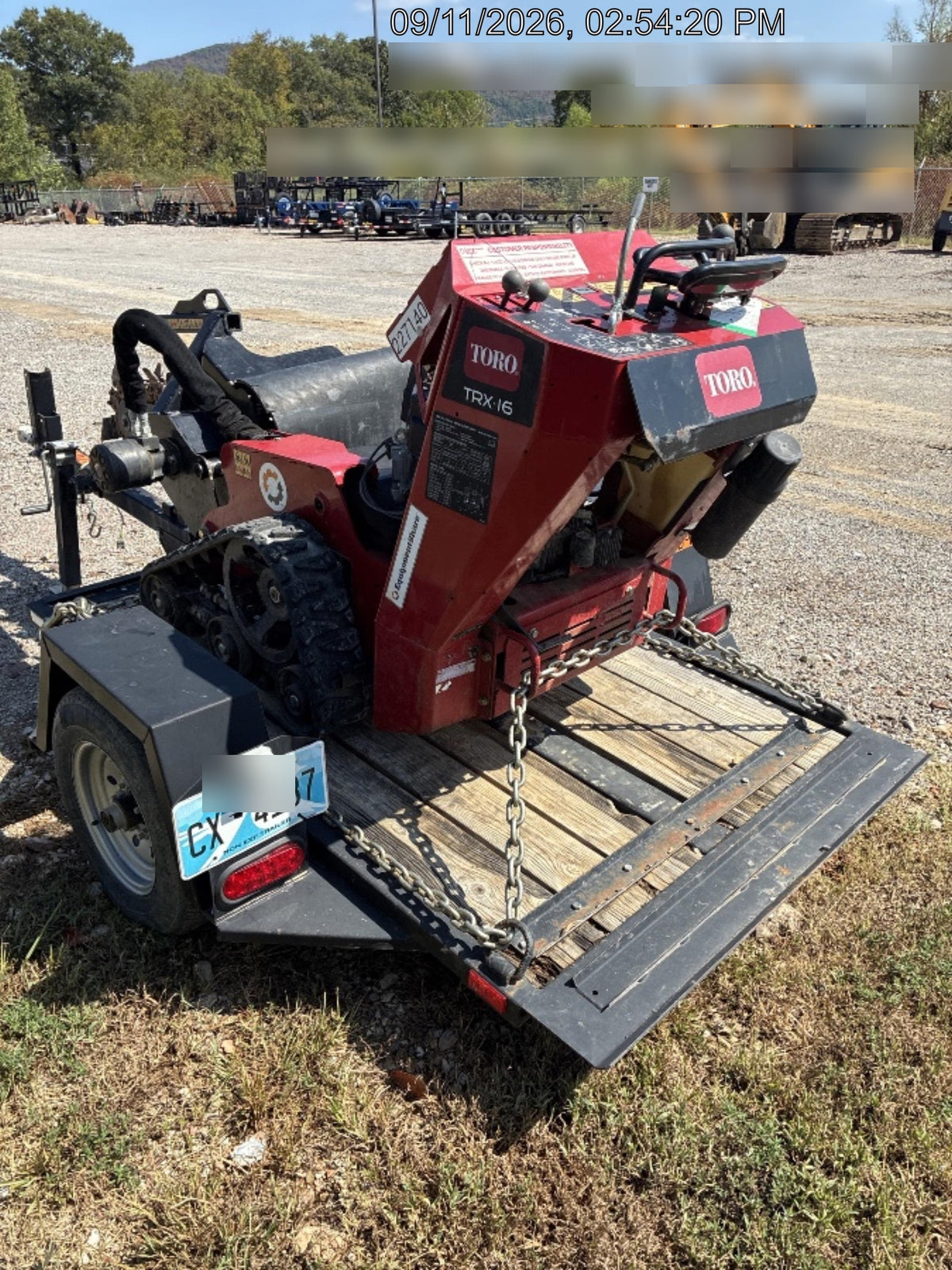 2022 TORO TRX-16