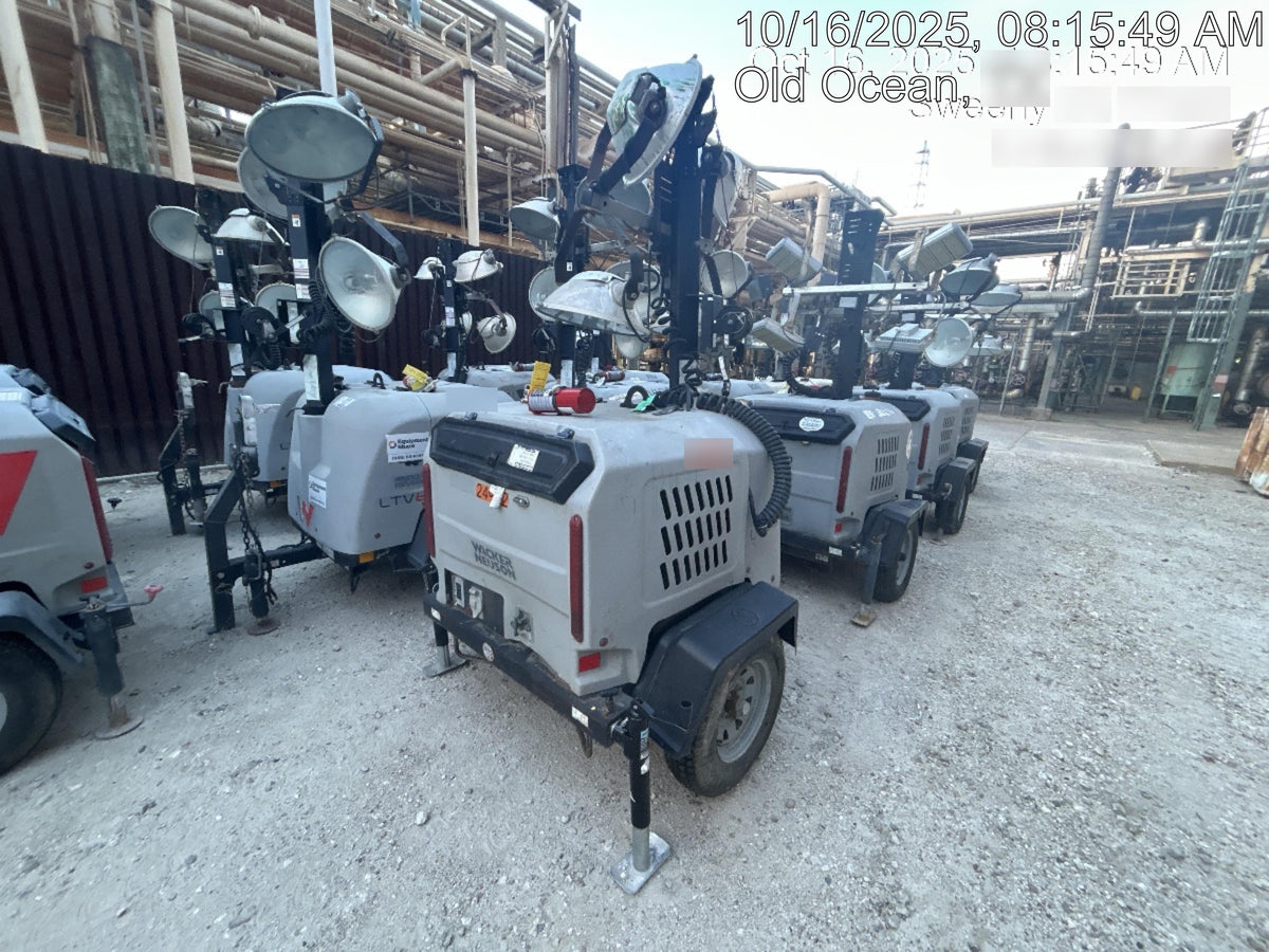 2019 Wacker Neuson LTV6L-MH Wacker Neuson LTV6L Mobile Light Tower w/Fuel Level Sensor Installed