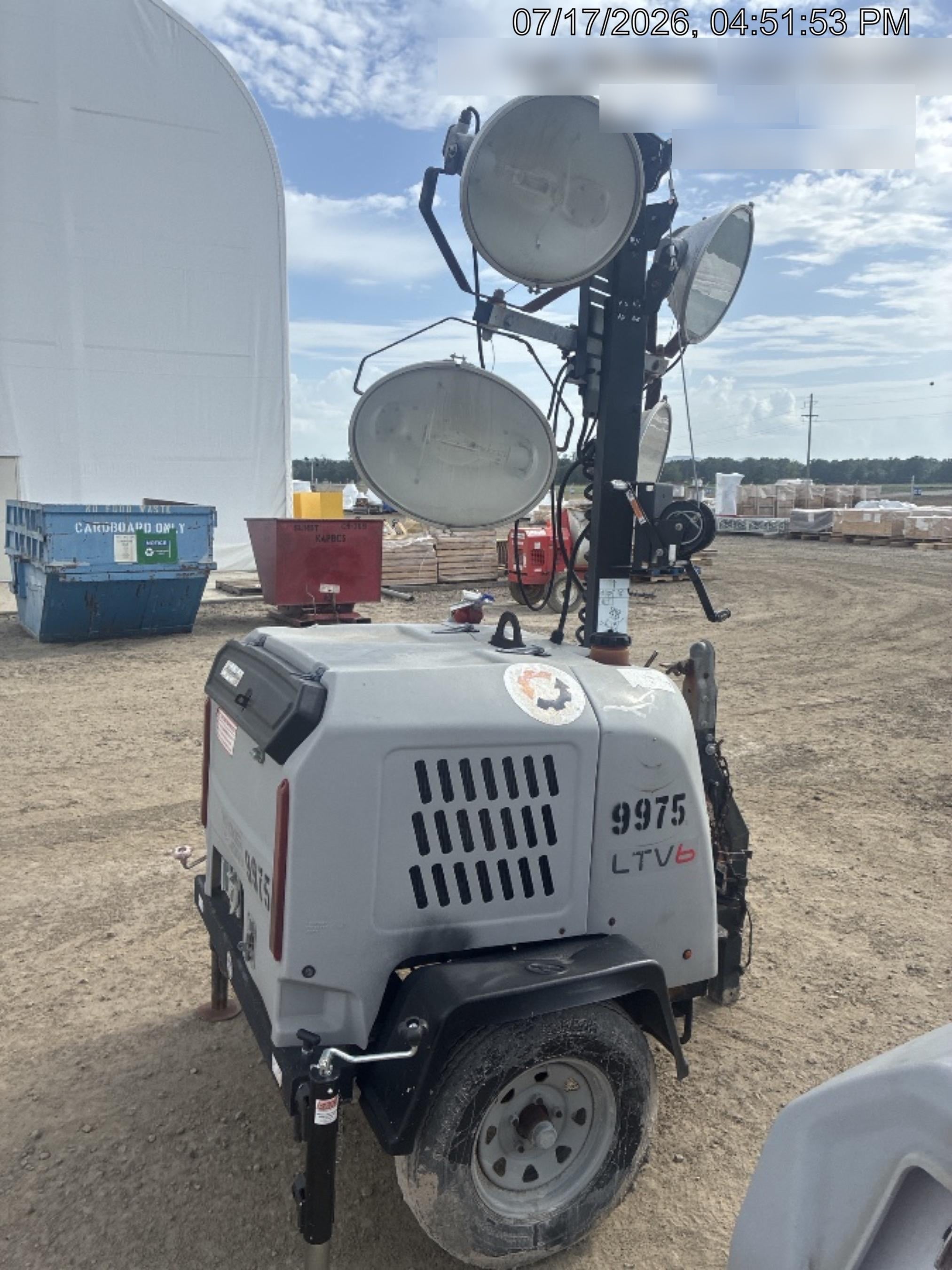 Wacker Neuson LTV6K-MH Wacker Neuson LTV6K Towable Light Tower