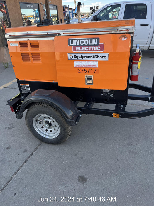 2022 Lincoln Electric LE400 Kubota V1505, Trlr, Cable Rack, Light Kit, ES Decals, T3