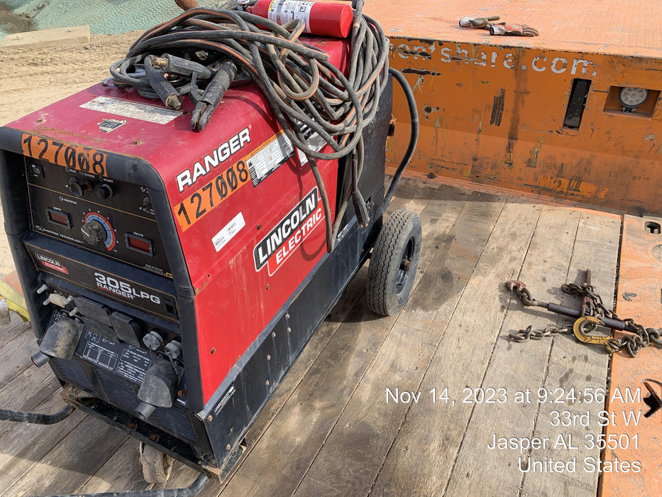 2021 Lincoln Electric Ranger 305 LPG K3430-1, Ranger 305 LPG, Undercarriage, Tank Holder & Strap, 10kw AC Gen, 25hp Kohler LPG Eng